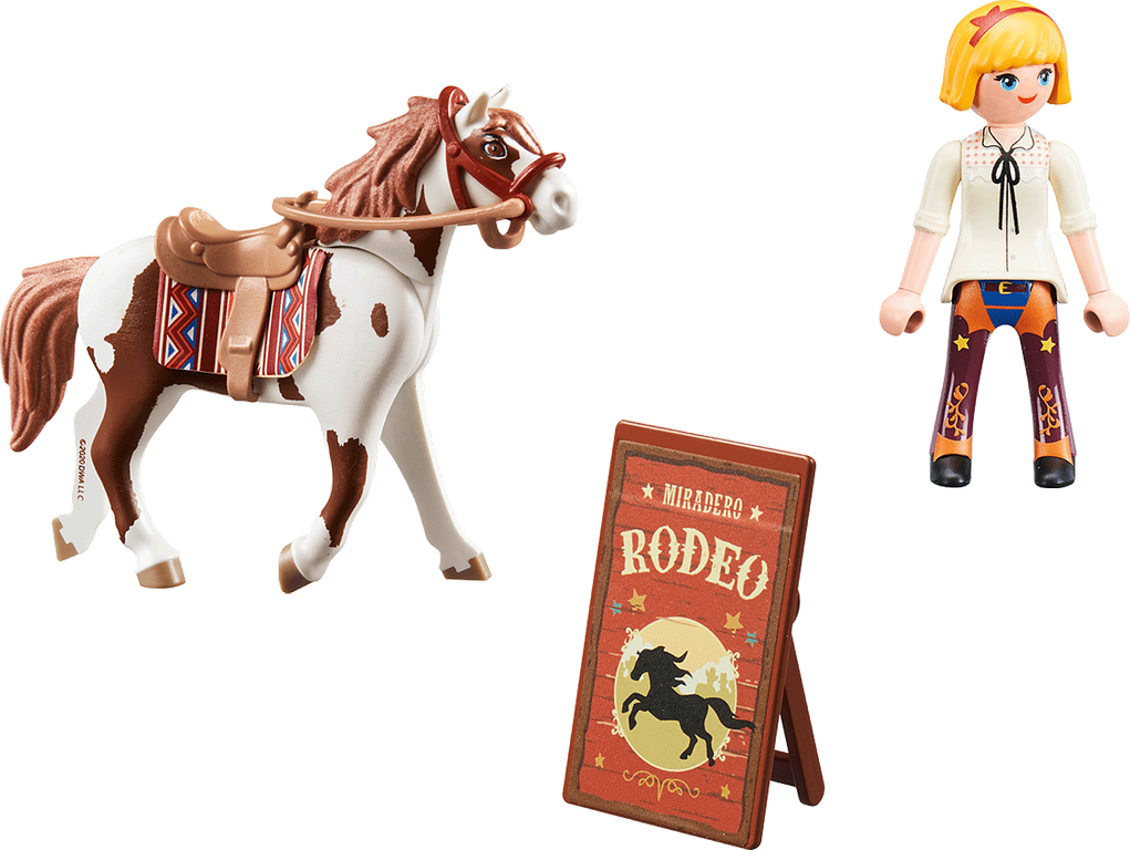 Playmobil® Spirit Riding Free Rodeo Abigail components