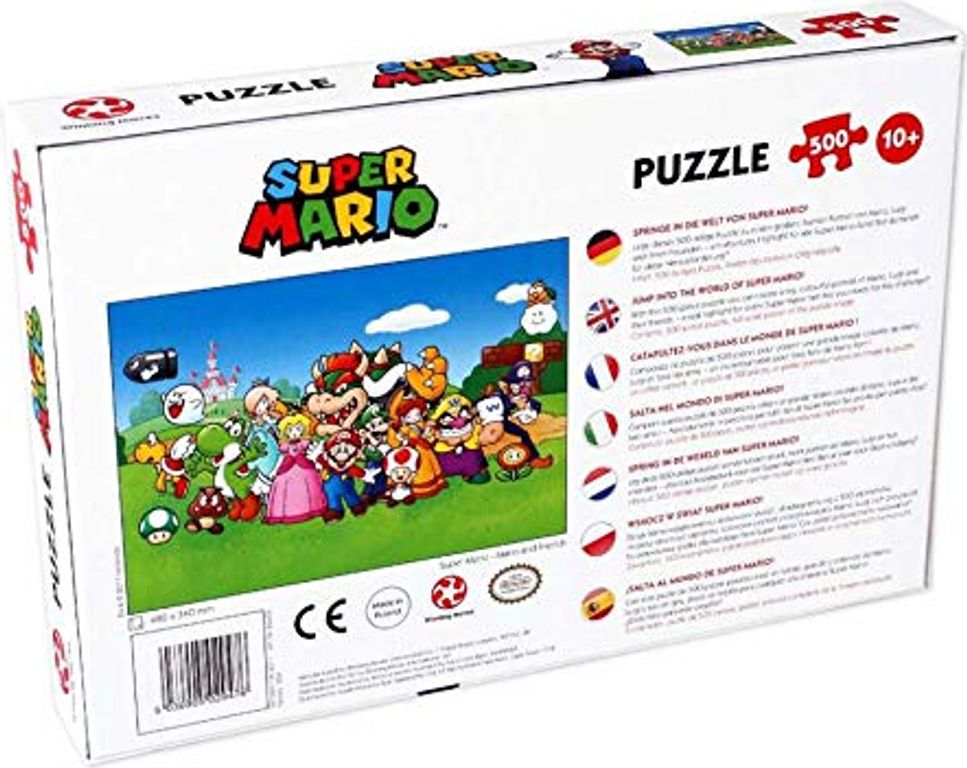 Mario and Friends back of the box