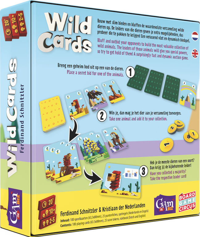 Wild Cards dos de la boîte