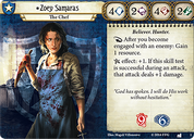 Arkham Horror: Il Gioco di Carte – L'Eredità di Dunwich: Espansione Investigatori Zoey carta