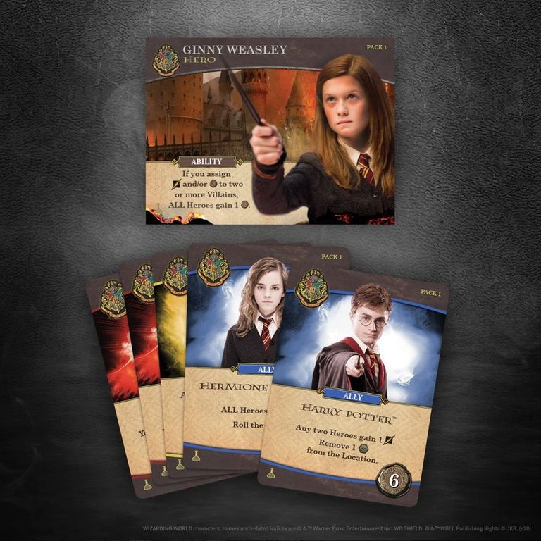 Harry Potter: Hogwarts Battle - The Charms and Potions Expansion cards