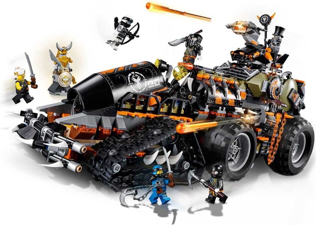 LEGO® Ninjago Dieselnaut speelwijze