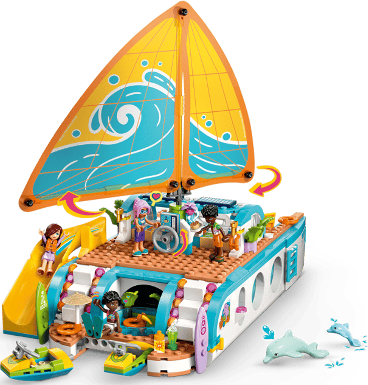LEGO® Friends Travel Boat Adventure components