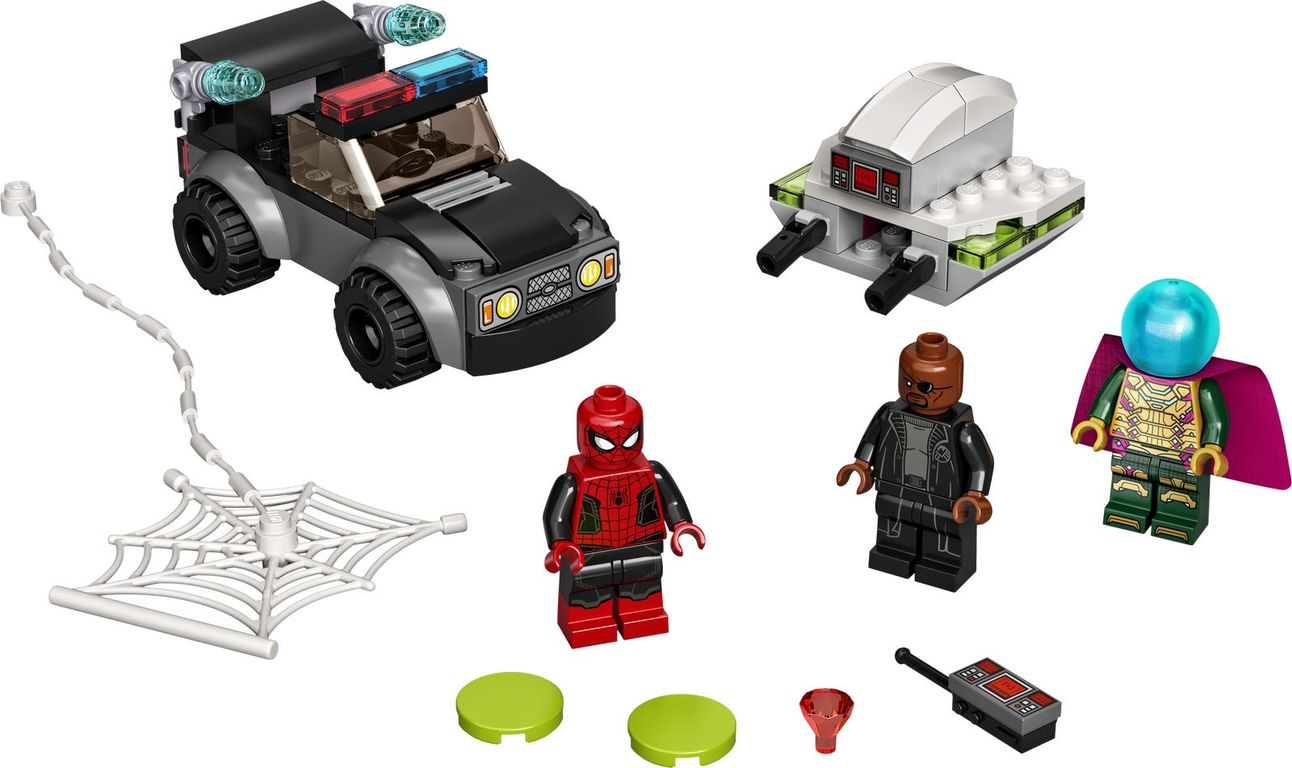 LEGO® Marvel Spider-Man vs. Mysterio’s Drone Attack components