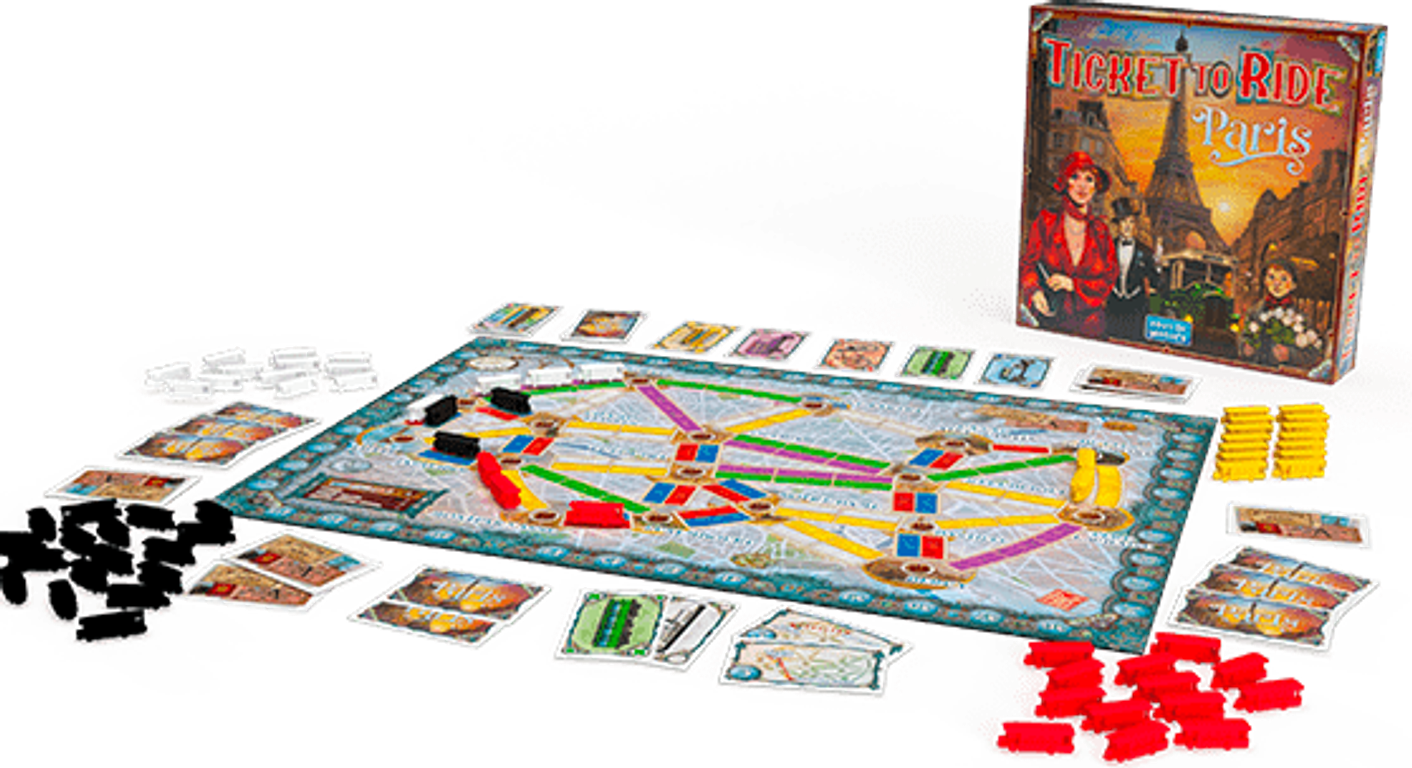 Ticket To Ride: Parigi componenti