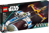 E-Wing della Nuova Repubblica vs. Starfighter di Shin Hati