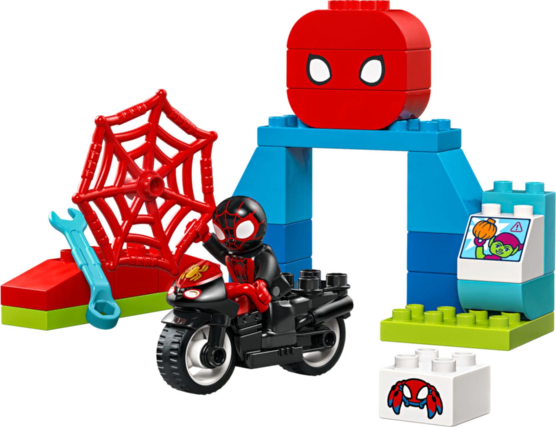 LEGO® DUPLO® Spin's Motorcycle Adventure components