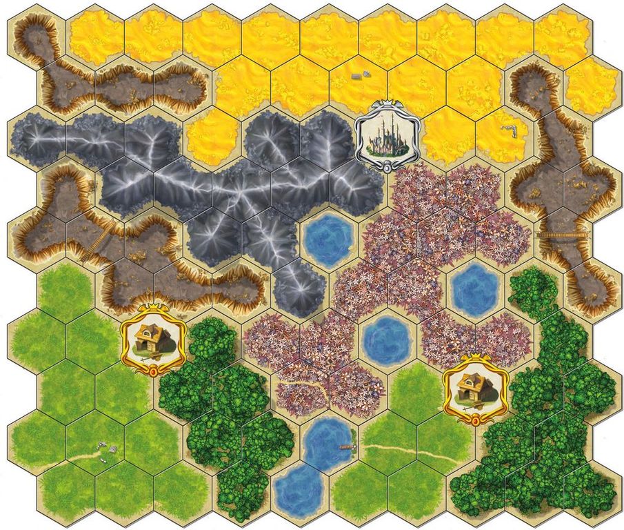 Kingdom Builder plateau de jeu