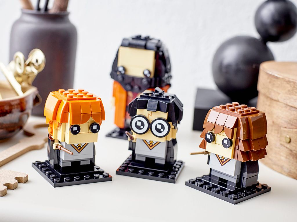 LEGO® BrickHeadz™ Harry, Hermione, Ron y Hagrid™ jugabilidad