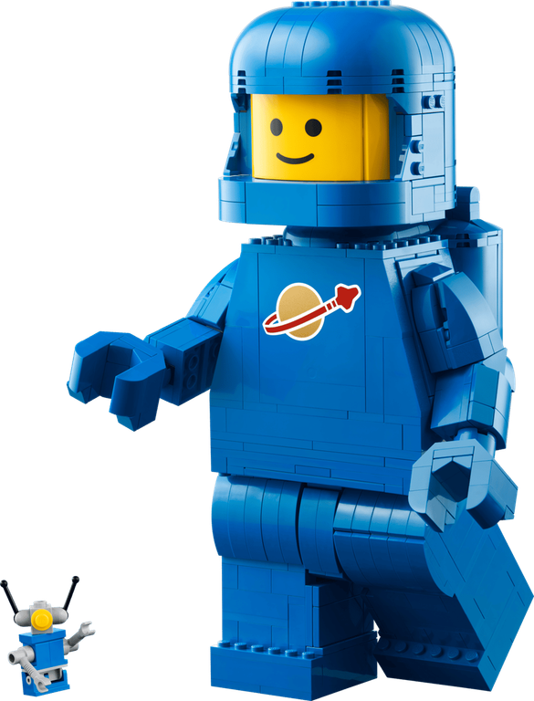 LEGO® Minifigures Up-Scaled Blue Astronaut Minifigure components