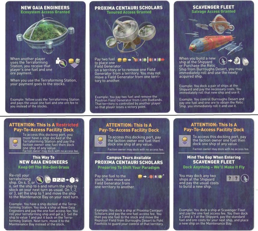 Pack expansion Alien Frontiers #4 cartes