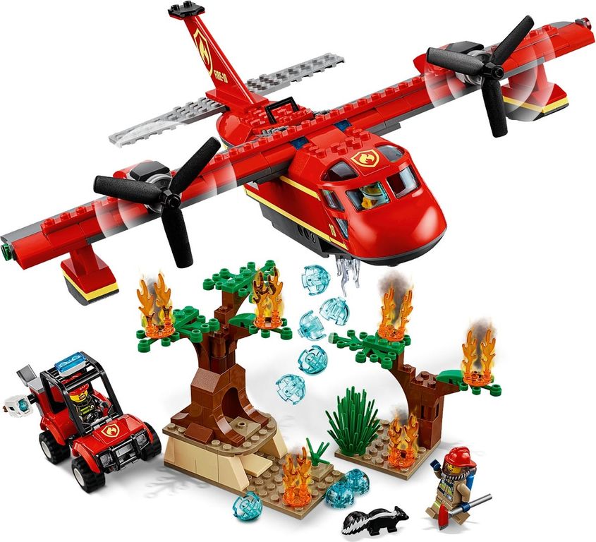 LEGO® City Löschflugzeug der Feuerwehr spielablauf