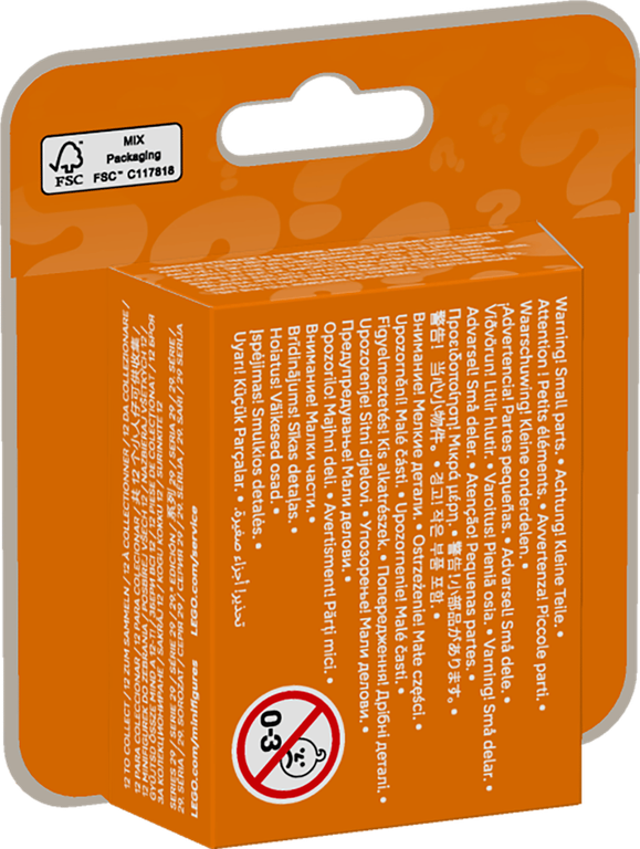 LEGO® Minifigures Series 29 back of the box