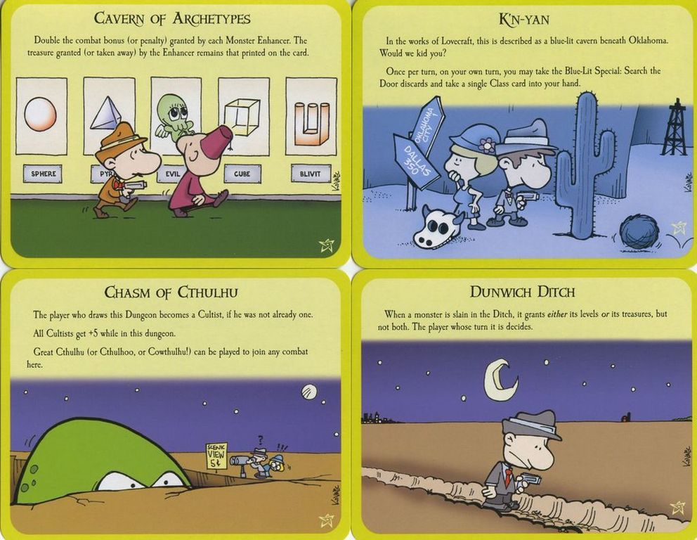 Munchkin Cthulhu 4: Oh my Grottes ! cartes