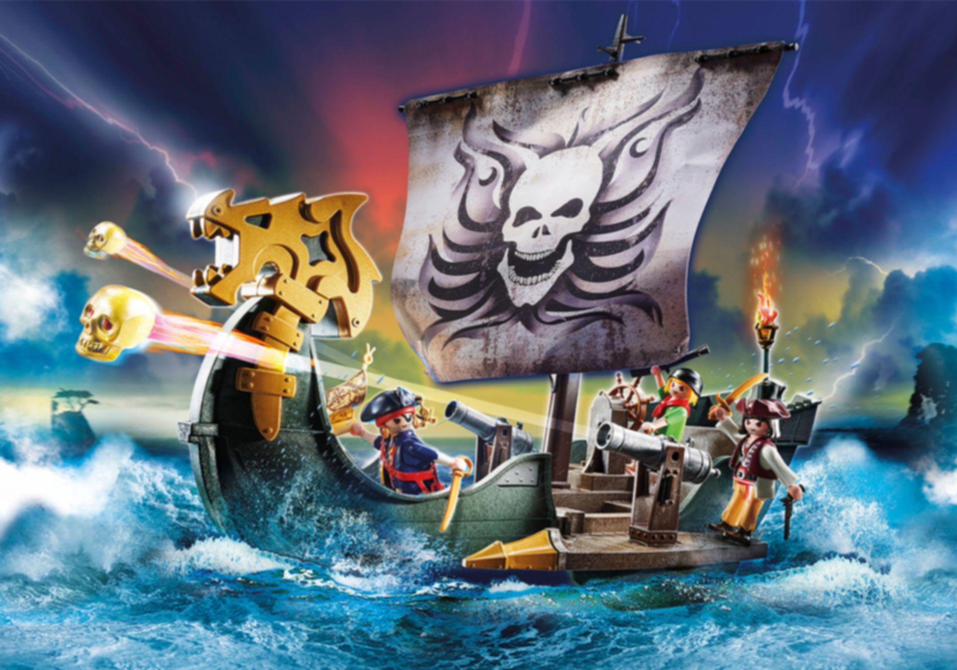 Playmobil® Pirates FunPark Pirate Ship gameplay