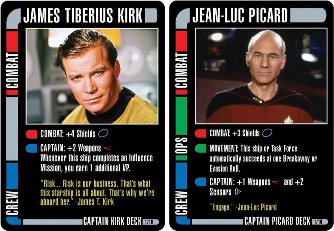 Star Trek: Fleet Captains cartas