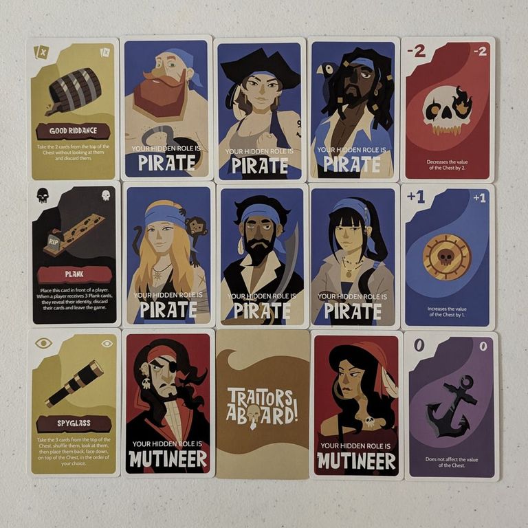Traitors Aboard cards