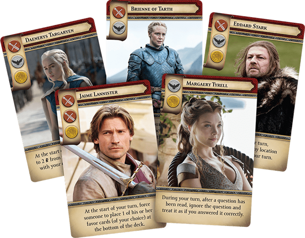 Game of Thrones: Das Trivia-Spiel karten