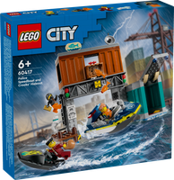 LEGO® City Police Speedboat and Crooks' Hideout