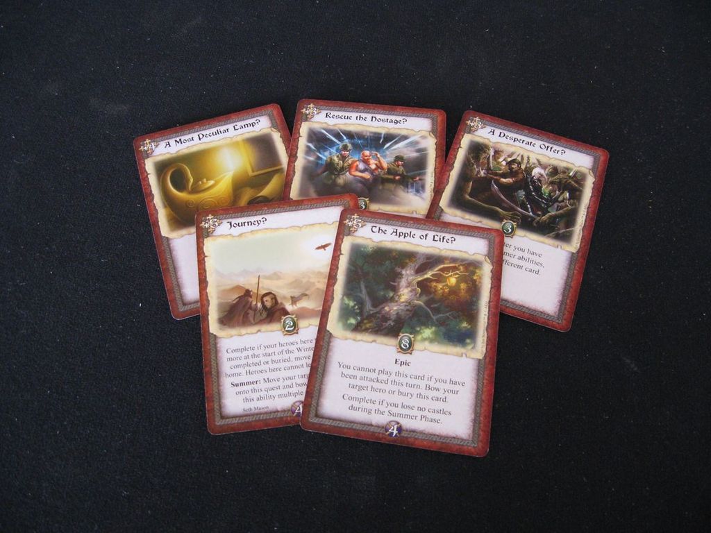 Romance of the Nine Empires kaarten