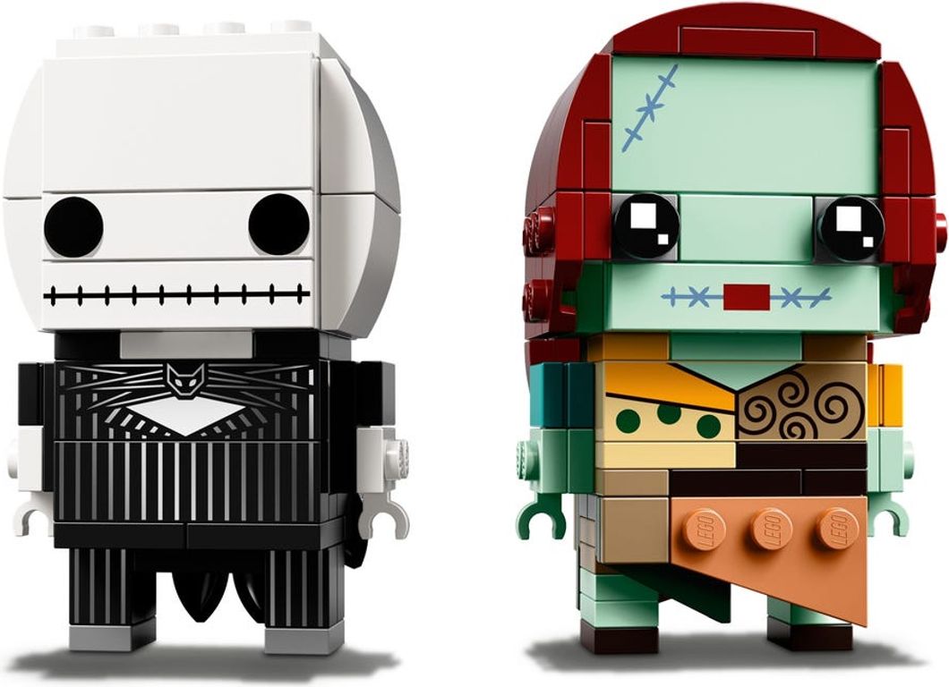 LEGO® BrickHeadz™ Jack Skellington & Sally components