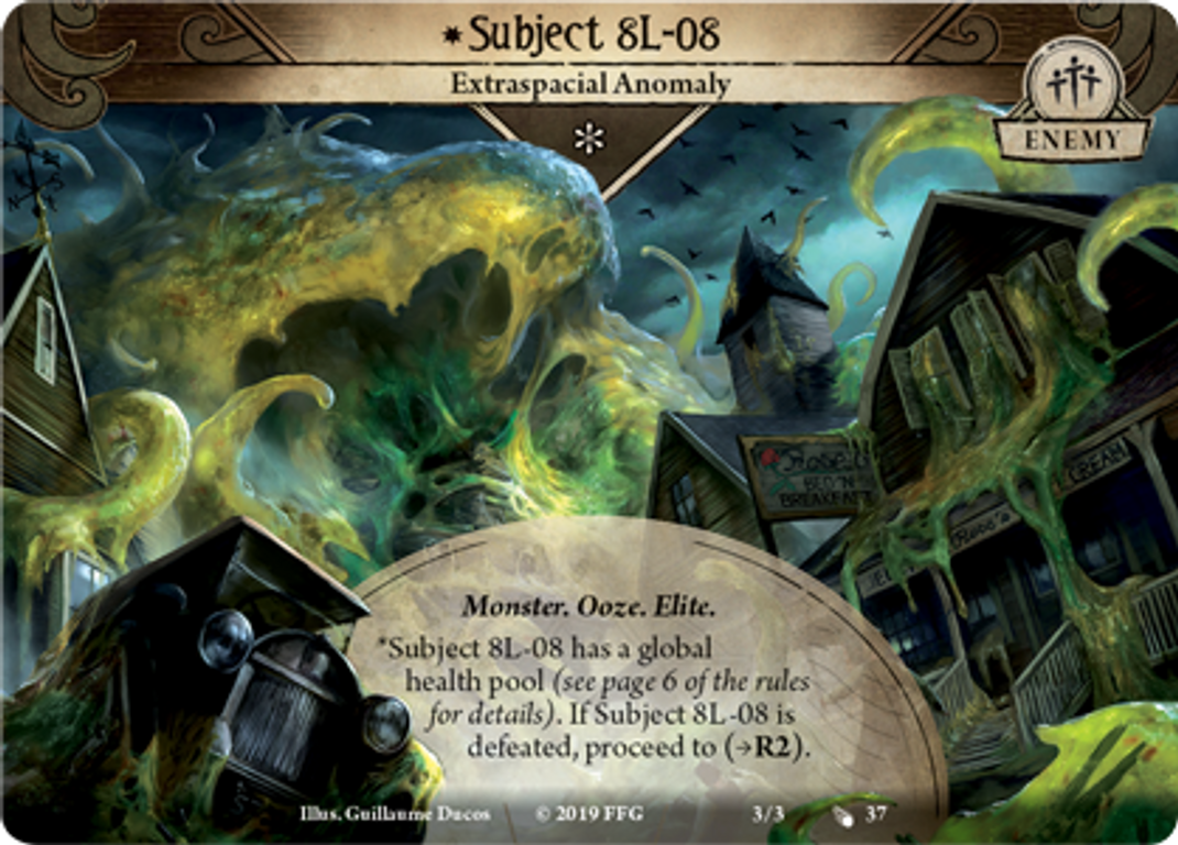 Arkham Horror: El Juego de Cartas – La Masa que lo Devoraba Todo: Pack de Escenario carta