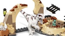 LEGO® Jurassic World Atrociraptor dinosaurus motorachtervolging speelwijze