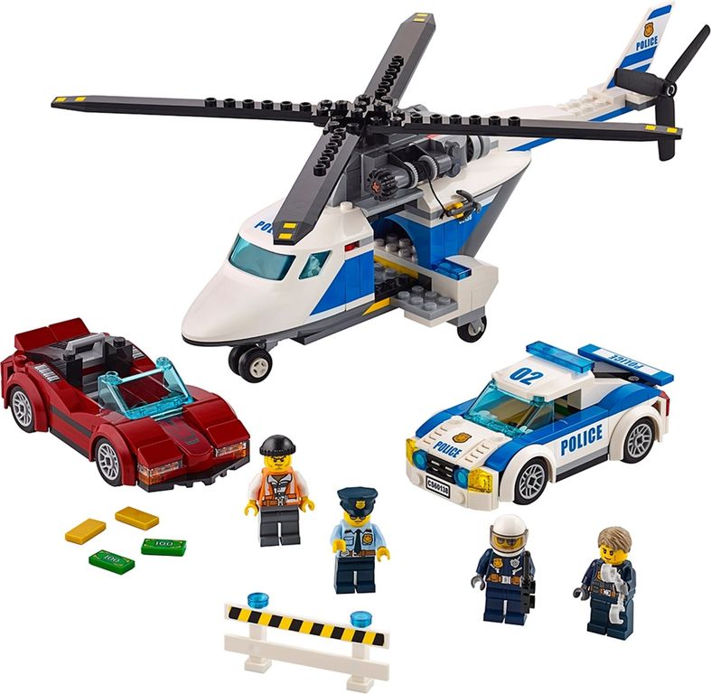 LEGO® City High-speed Chase components