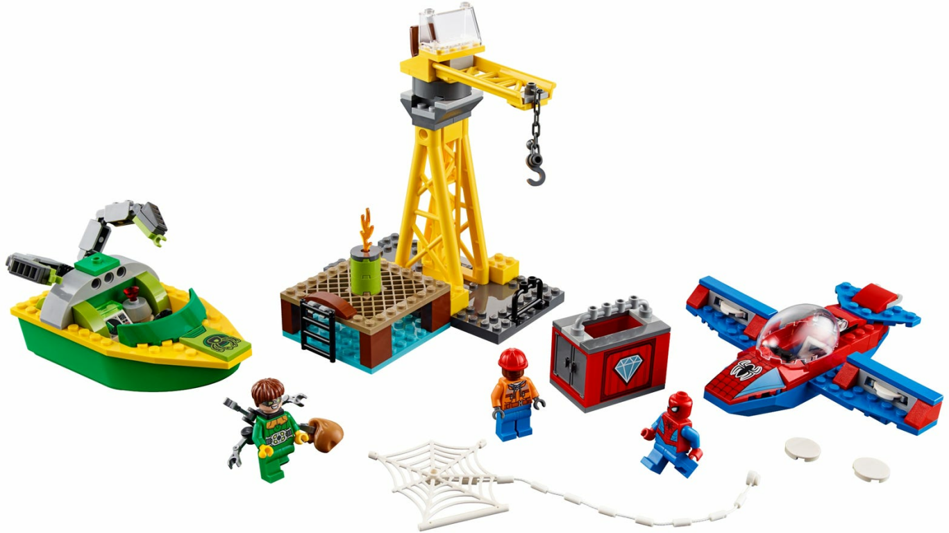 LEGO® Marvel Spider-Man: Diamantenraub mit Doc Ock komponenten