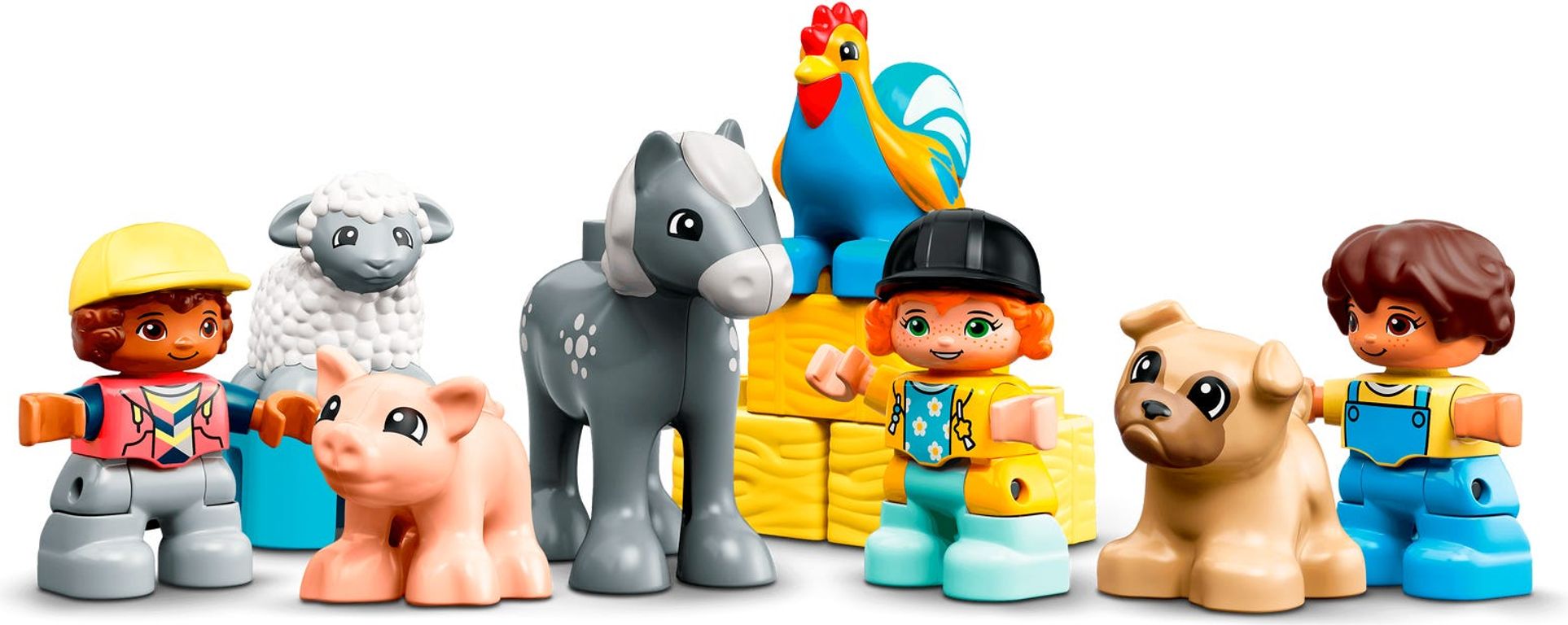 LEGO® DUPLO® Scheune, Traktor und Tierpflege minifiguren