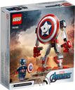LEGO® Marvel Captain America Mech Armor back of the box