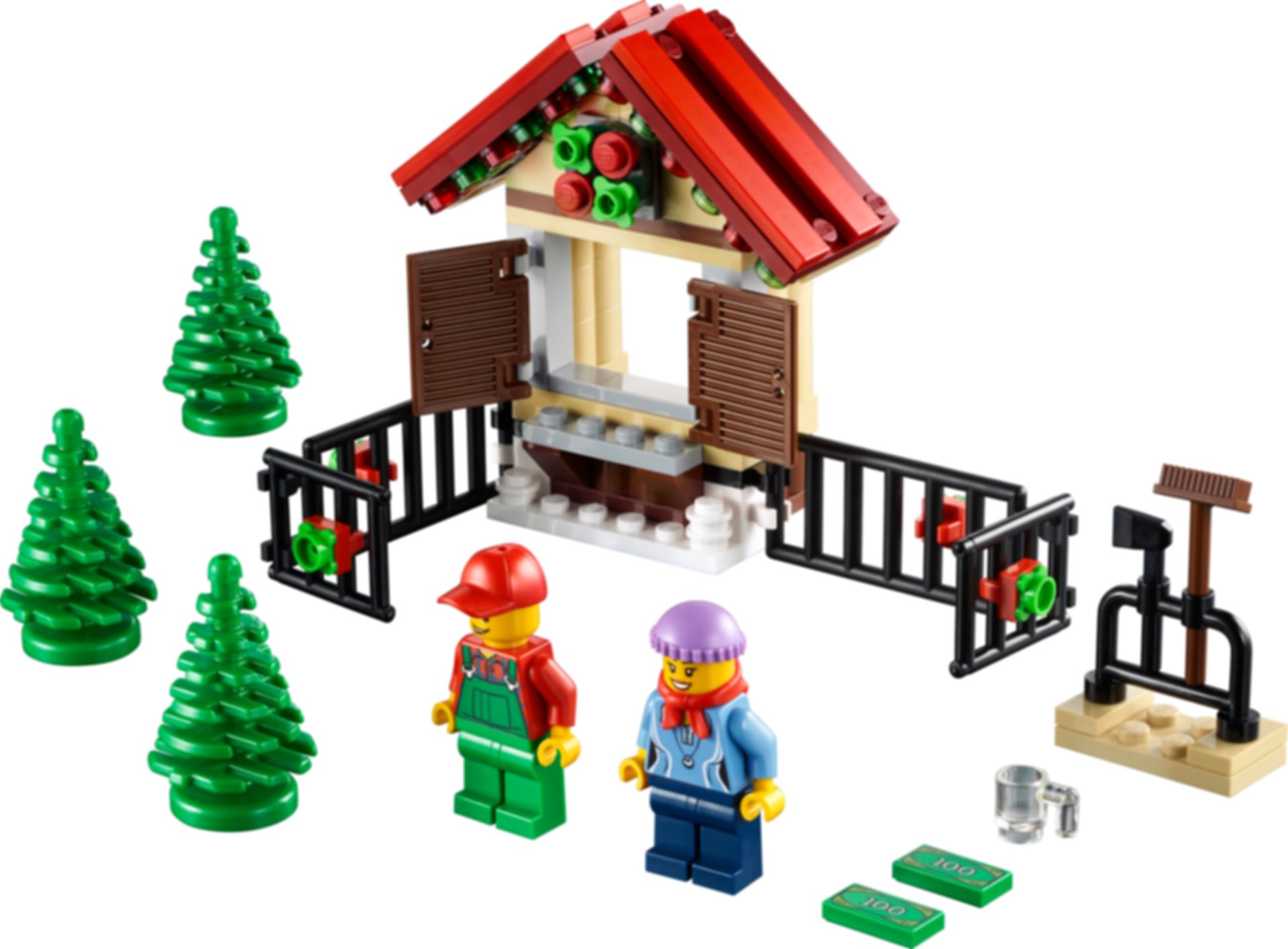 LEGO® Creator Expert Christmas Tree Stand components