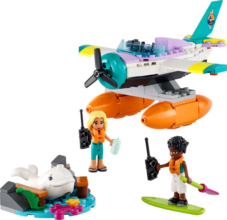 LEGO® Friends Reddingsvliegtuig op zee componenten