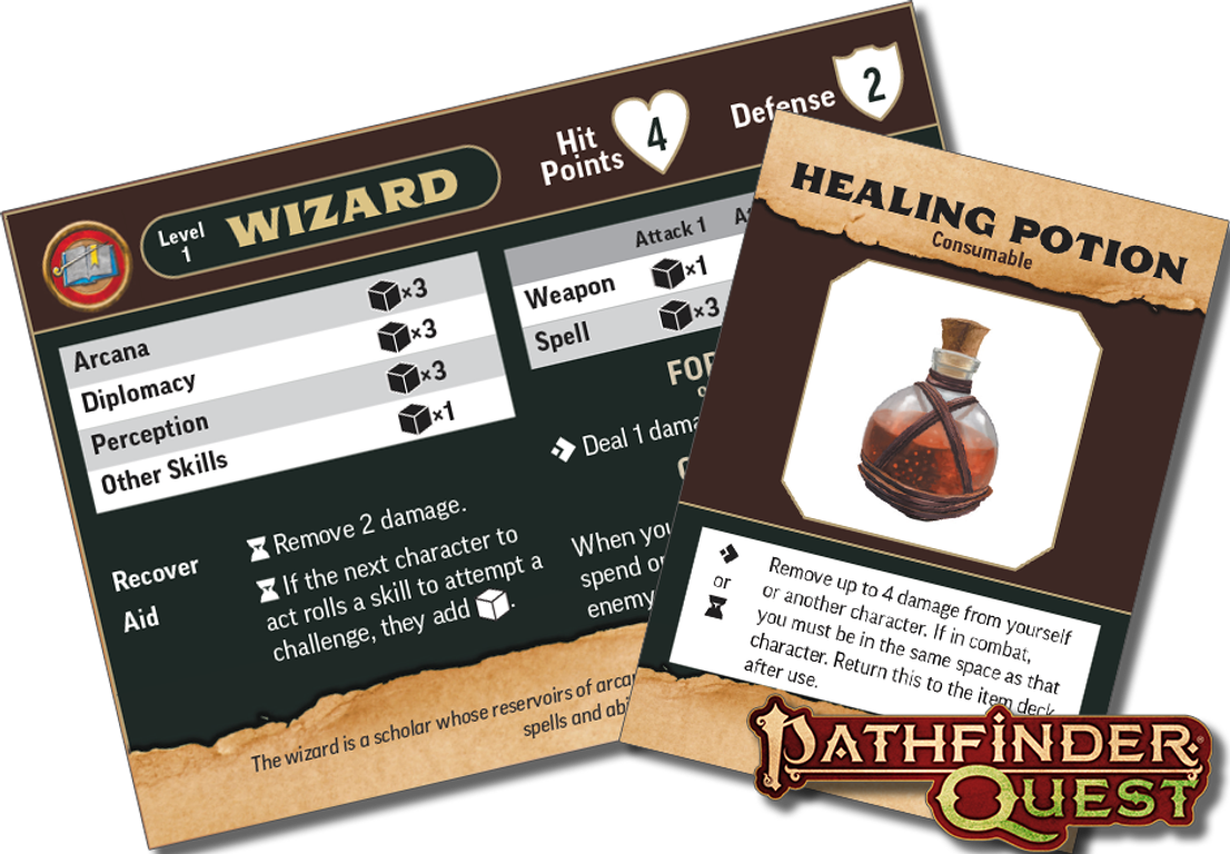 Pathfinder Quest cards