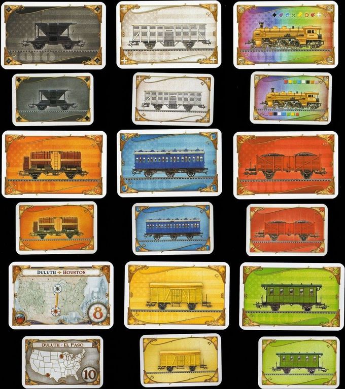 Ticket to Ride: USA 1910 kaarten