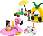 LEGO® Friends Fête dans la piscine avec les bouées licorne et flamant rose composants