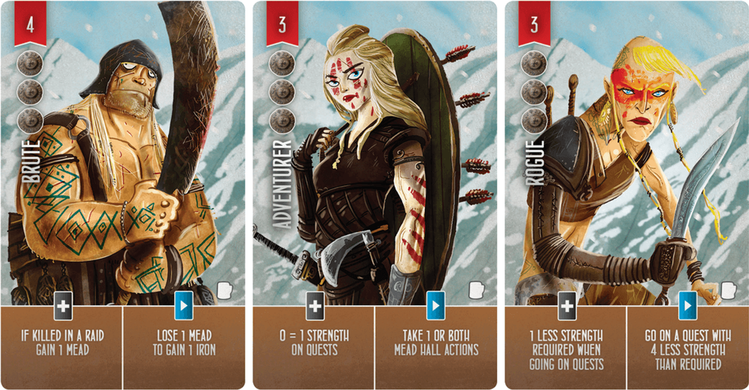 Raiders of the North Sea: Hall of Heroes cards