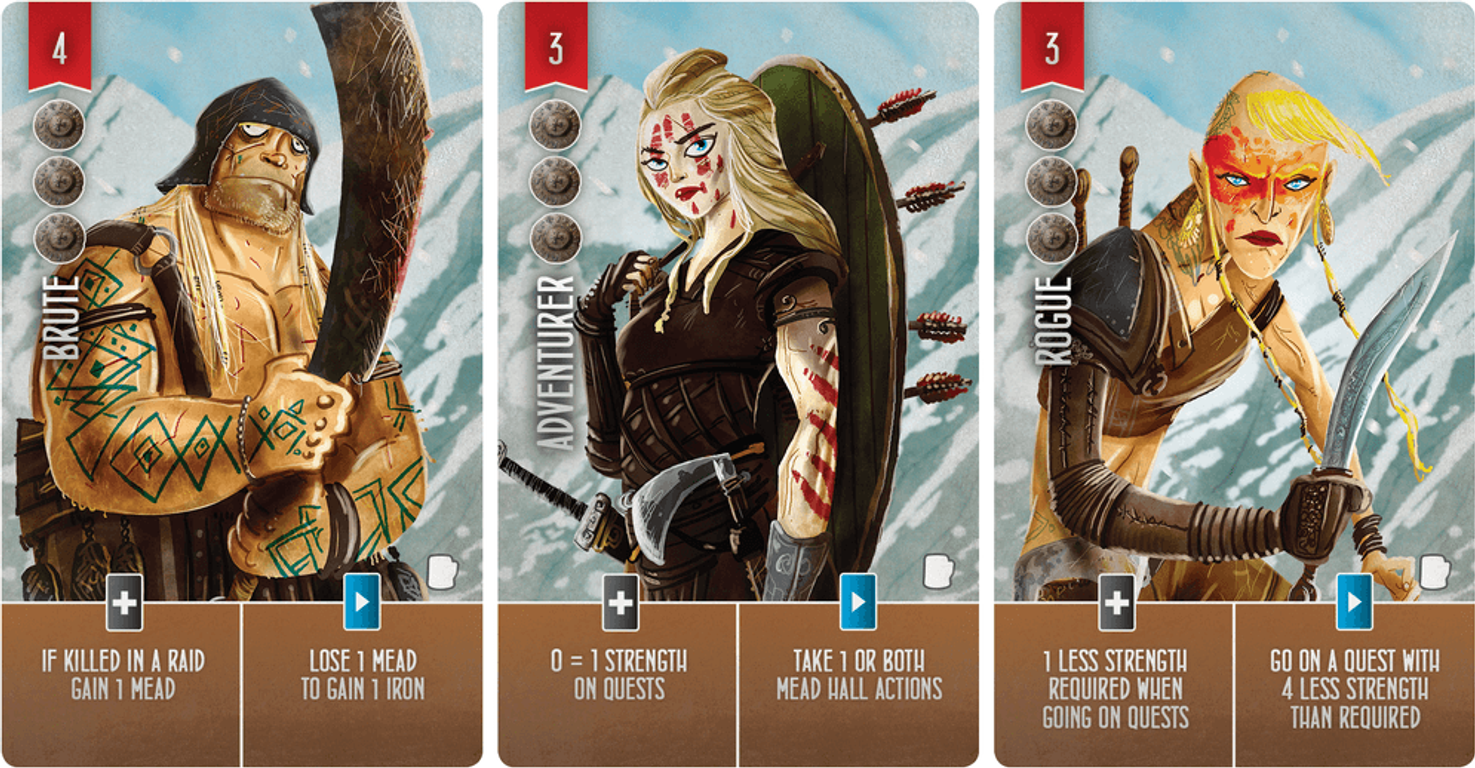 Raiders of the North Sea: Hall of Heroes carte