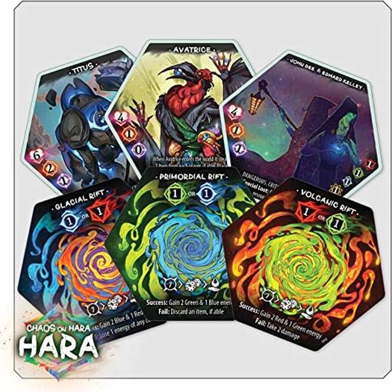 Champions of Hara: Chaos On Hara componenten