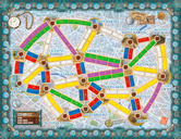 Ticket To Ride: Paris game board