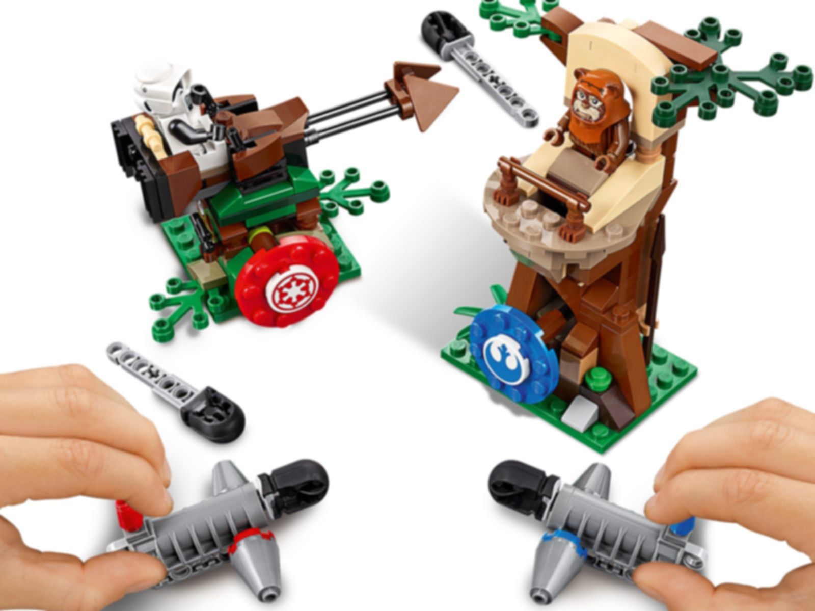 LEGO® Star Wars Action Battle Aanval op Endor™ speelwijze