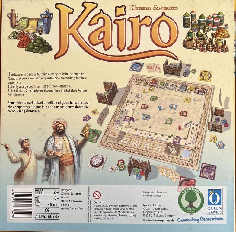 Kairo back of the box