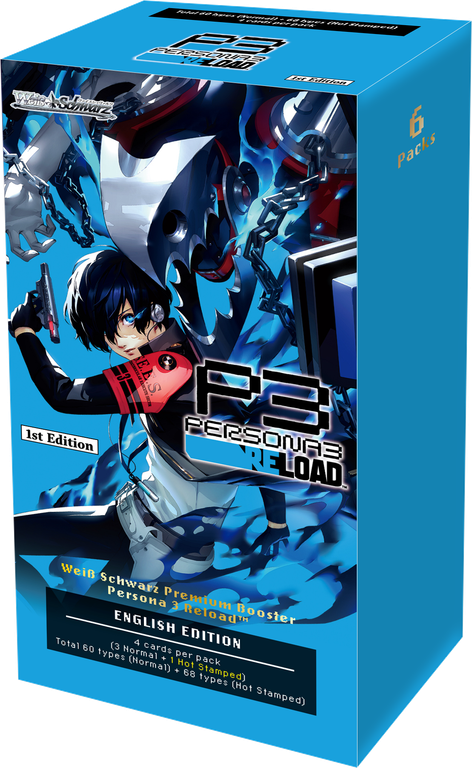 weiss schwarz premium booster persona 3 reload box  Schwarz:  Releases March 14! Get ready, Persona fans! The Persona 3 Reload Premium Booster drops on March 14, 2025, bringing 128 stunning cards to SP (Special) cards also come with a hot stamped sign from the creators of Persona 3 Reload Weiss Schwarz - Persona 3