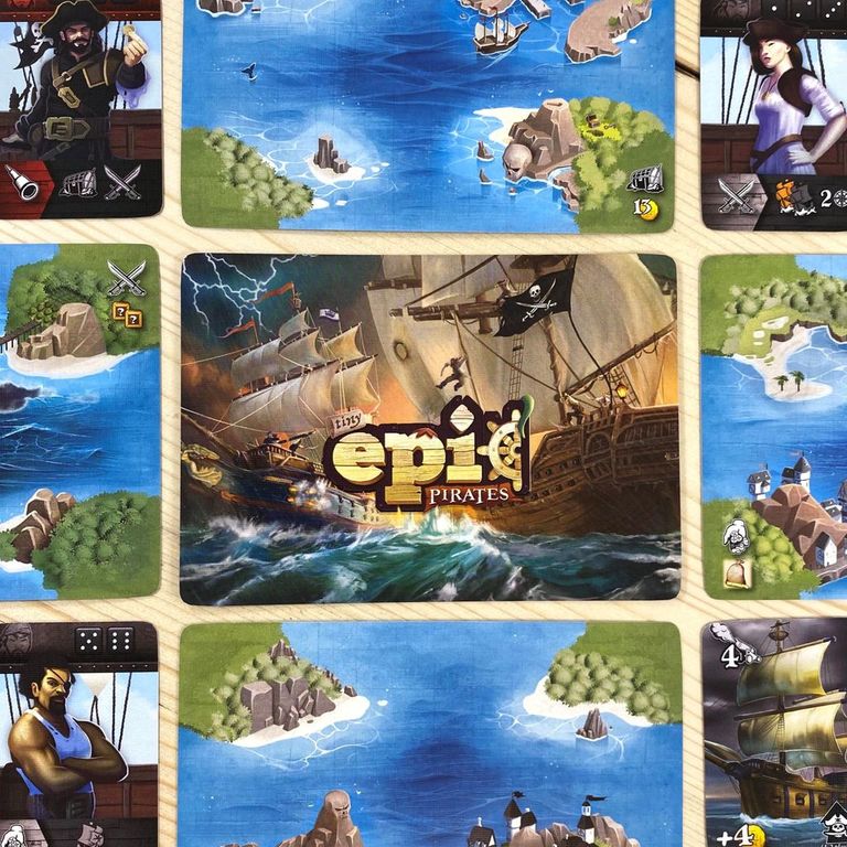 Tiny Epic Pirates cartas