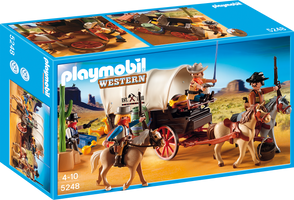Playmobil® Western Covered Wagon with Raiders