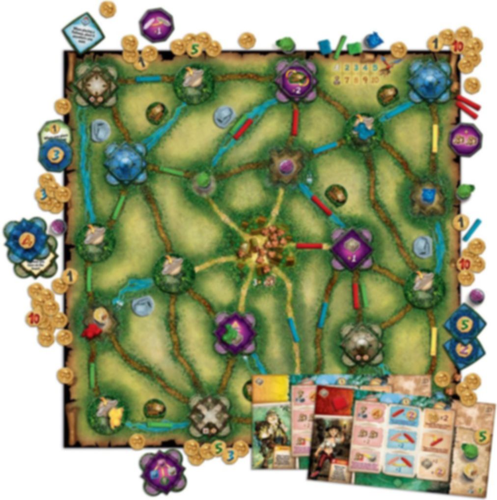 Relic Runners game board