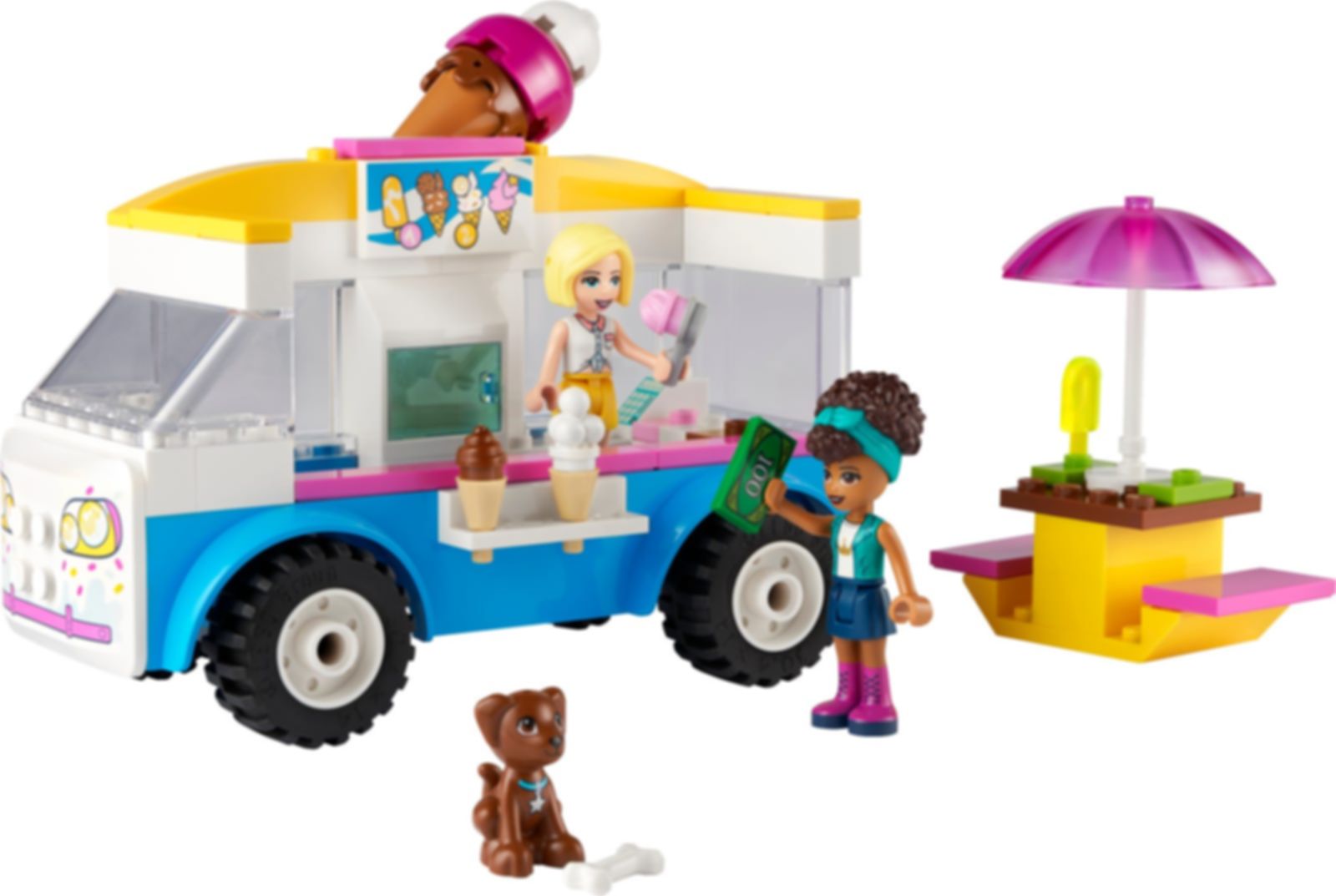 LEGO® Friends Il furgone dei gelati gameplay