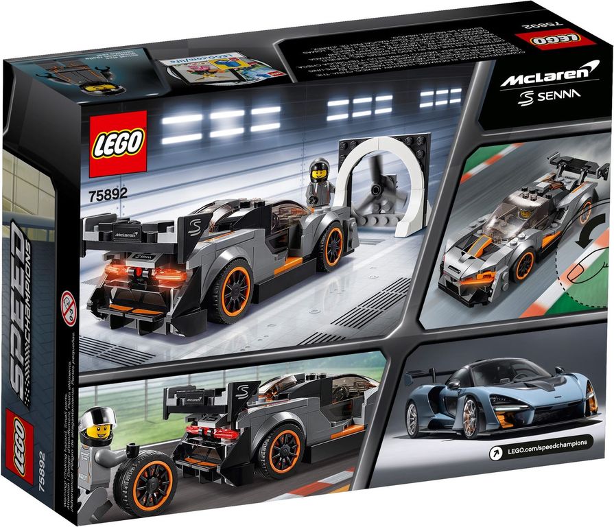 LEGO® Speed Champions McLaren Senna rückseite der box