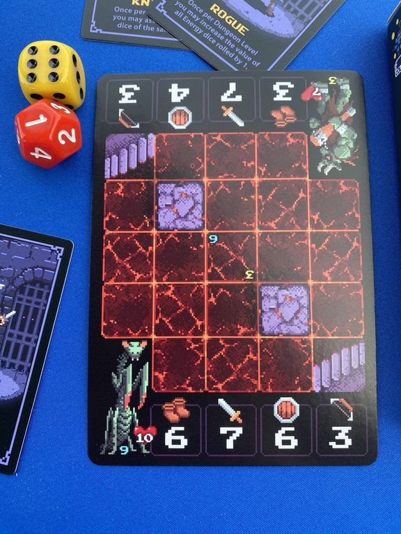 One Card Dungeon: M'Guf-yn Returns components