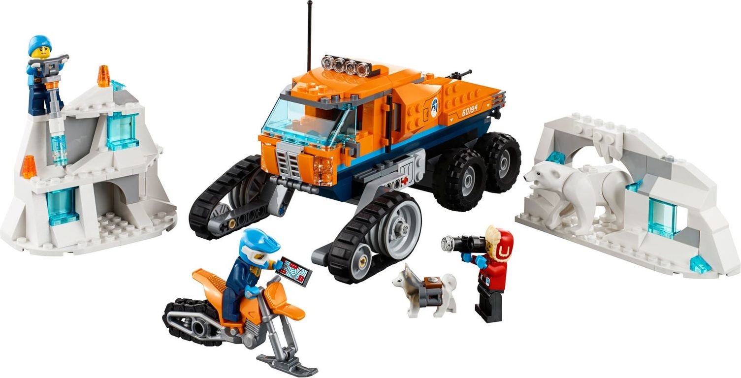 LEGO® City Arctic Scout Truck components